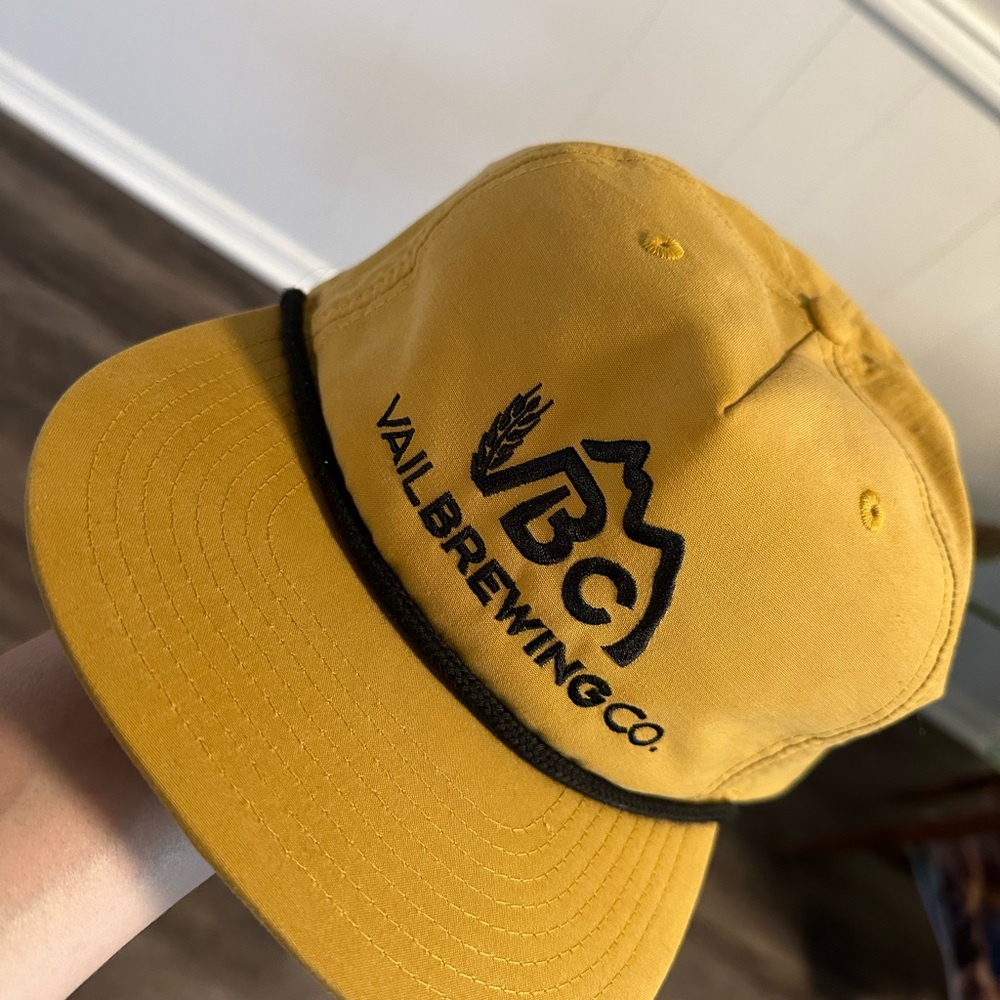 Vail Brewing Company Mustard Yellow Hat Colorado